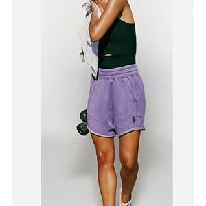 Free People Movement All Star Shorts Women XS Purple Athleisure Loungewear EUC